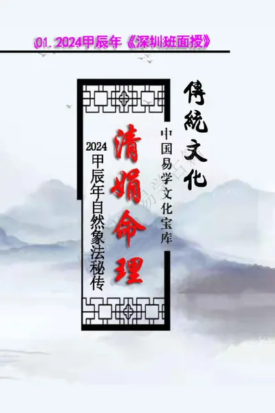 《清娟命理2024甲辰《深圳班面授》高维班案例》pdf电子书下载 百度网盘下载  第1张