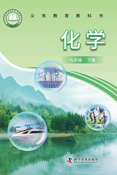 科普版九年级下册化学电子课本封面（科学普及出版社）